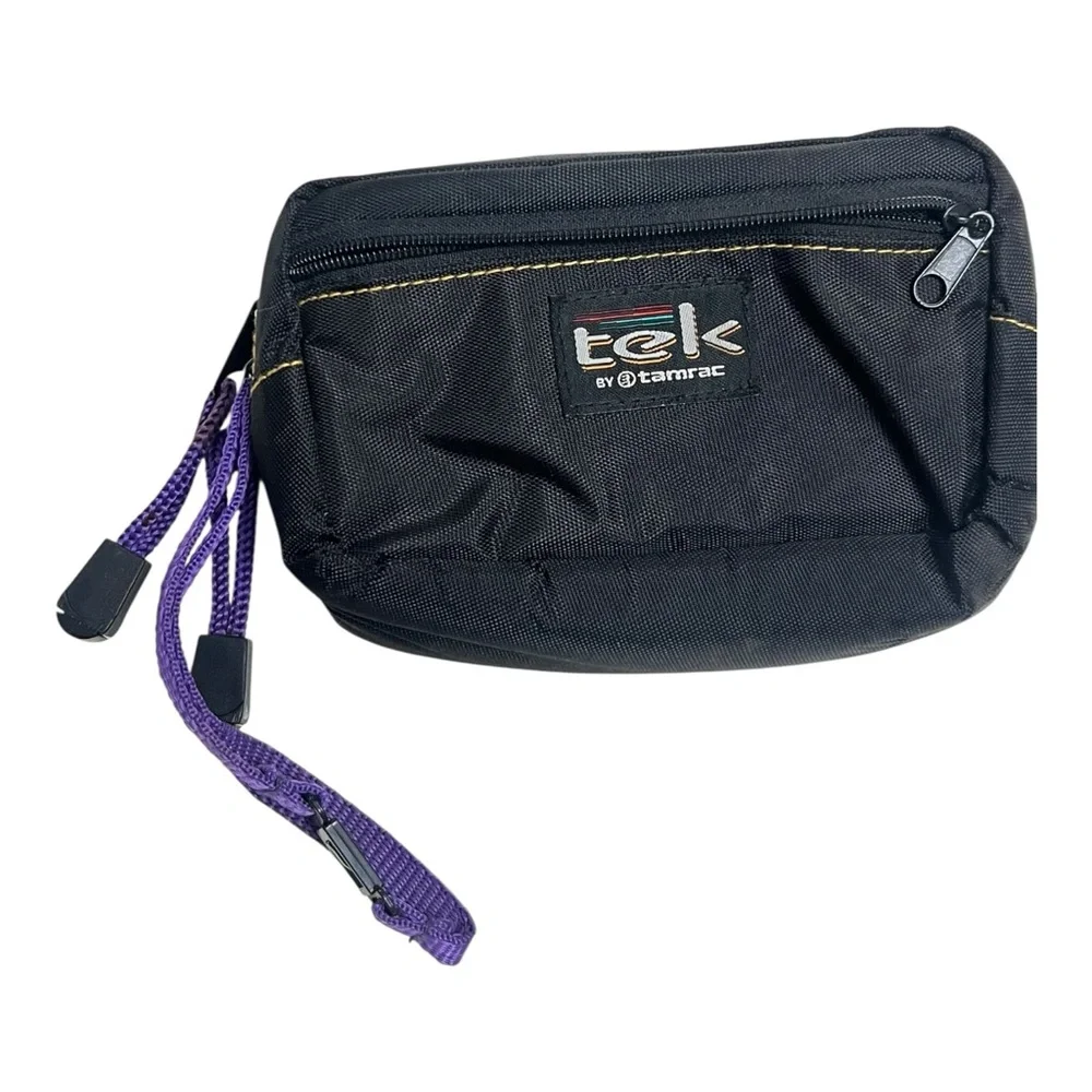 Tek By Tamrac Black Pouch with Purple Strap